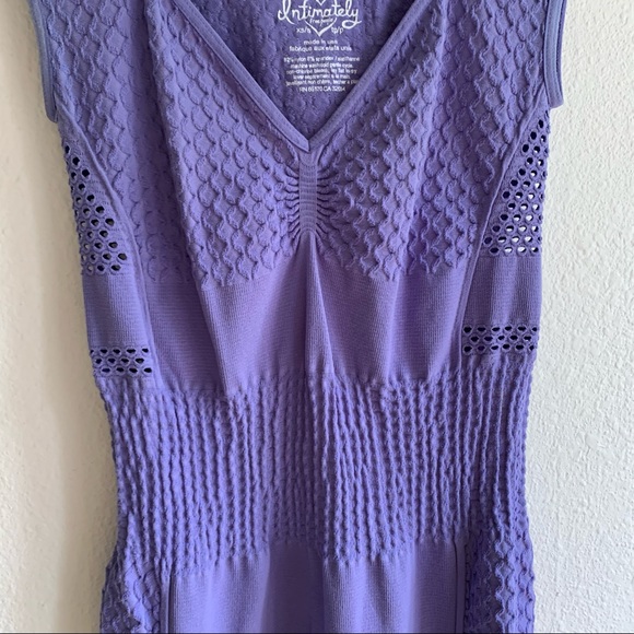 Free people Dress Lilac bodycon stretchy XS/s - Picture 3 of 9